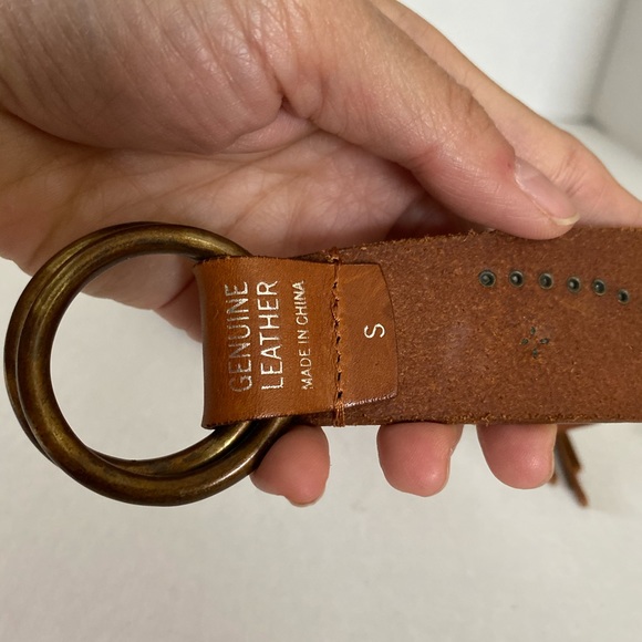 Express Bohemian Brown Leather Belt size Small - Picture 8 of 16